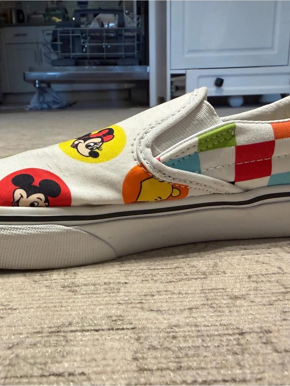 Disney x Vans Colorful Mickey and Friends - size 7.5 W/ 6.0 M.